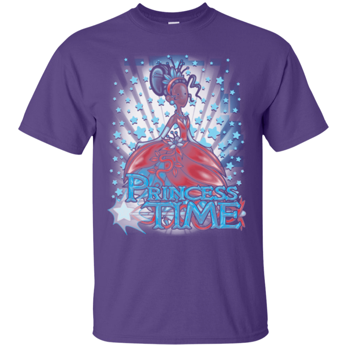 T-Shirts Purple / Small Princess Time Tiana T-Shirt