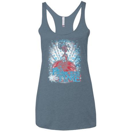 T-Shirts Indigo / X-Small Princess Time Tiana Women's Triblend Racerback Tank