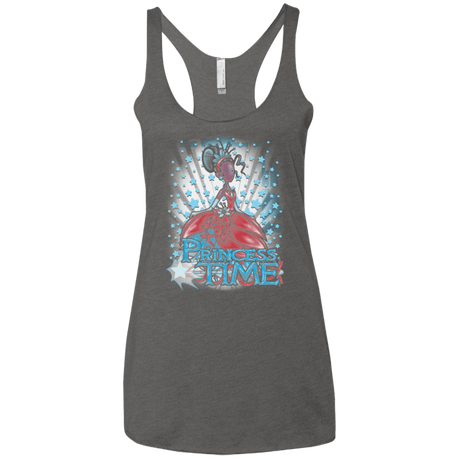 T-Shirts Premium Heather / X-Small Princess Time Tiana Women's Triblend Racerback Tank