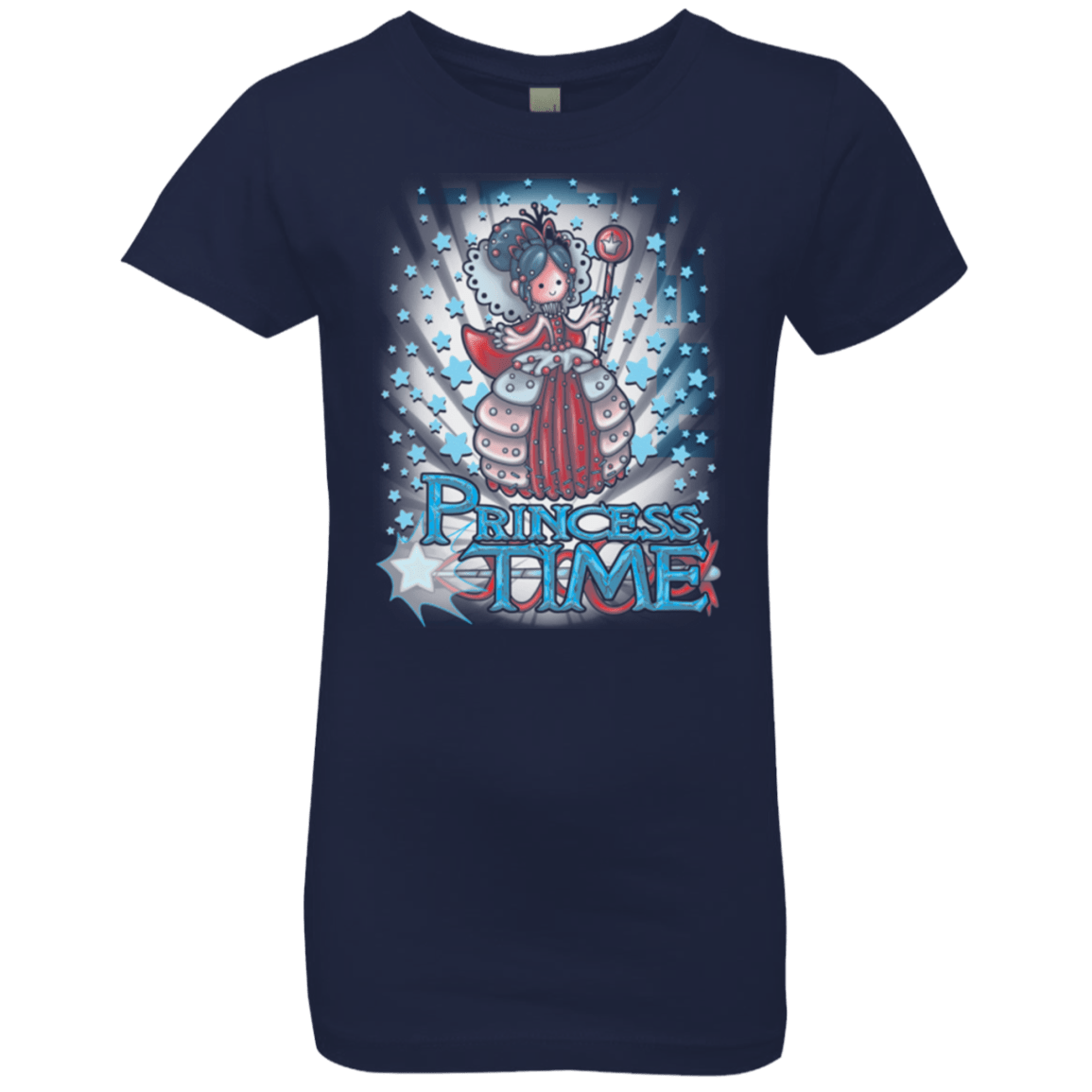 T-Shirts Midnight Navy / YXS Princess Time Vanellope Girls Premium T-Shirt