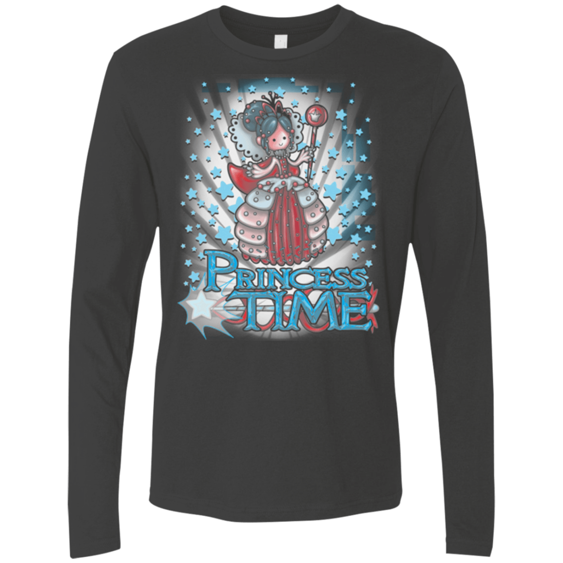 T-Shirts Heavy Metal / Small Princess Time Vanellope Men's Premium Long Sleeve