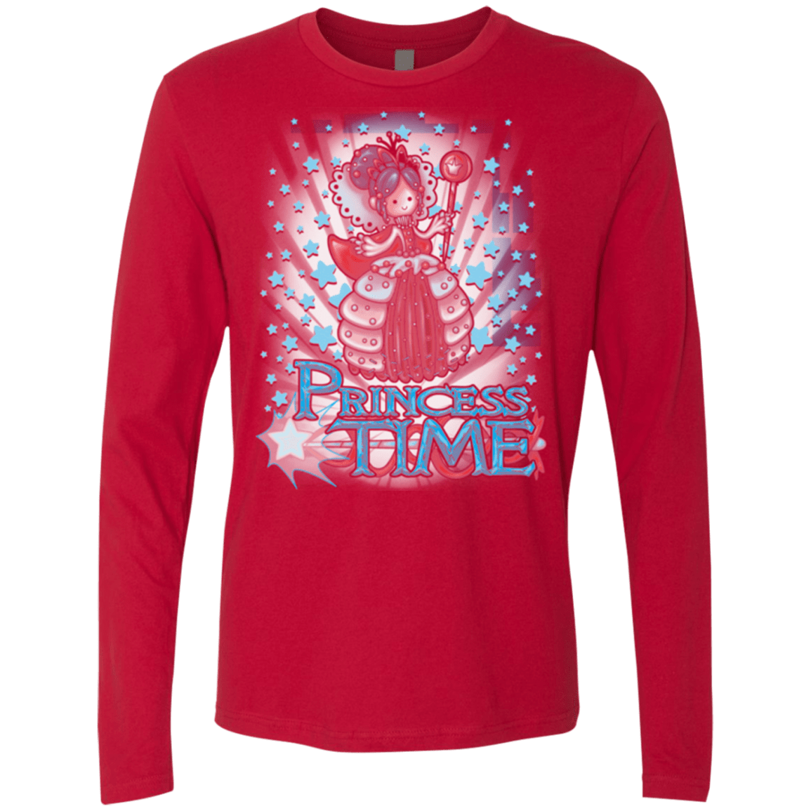 T-Shirts Red / Small Princess Time Vanellope Men's Premium Long Sleeve