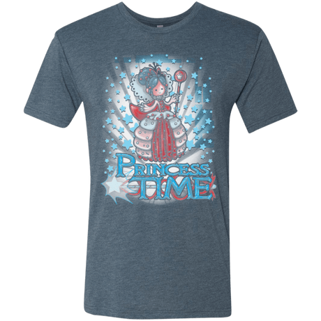 T-Shirts Indigo / Small Princess Time Vanellope Men's Triblend T-Shirt