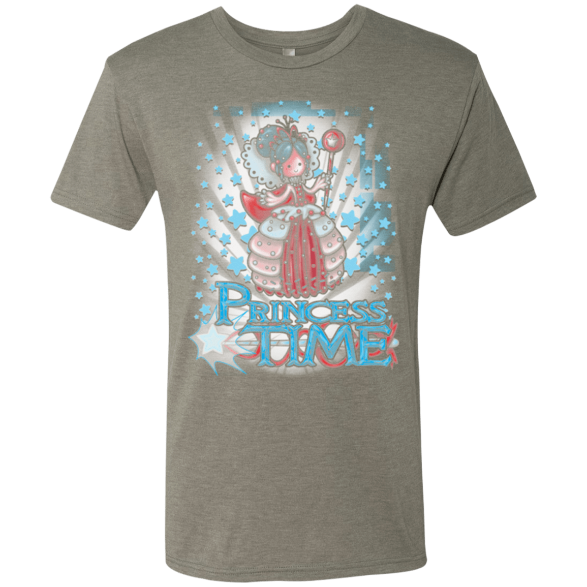 T-Shirts Venetian Grey / Small Princess Time Vanellope Men's Triblend T-Shirt