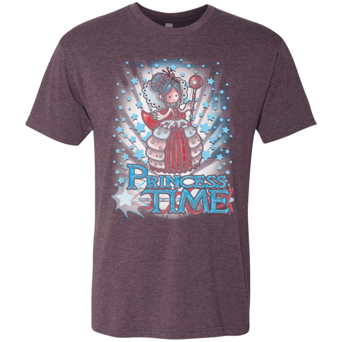 T-Shirts Vintage Purple / Small Princess Time Vanellope Men's Triblend T-Shirt