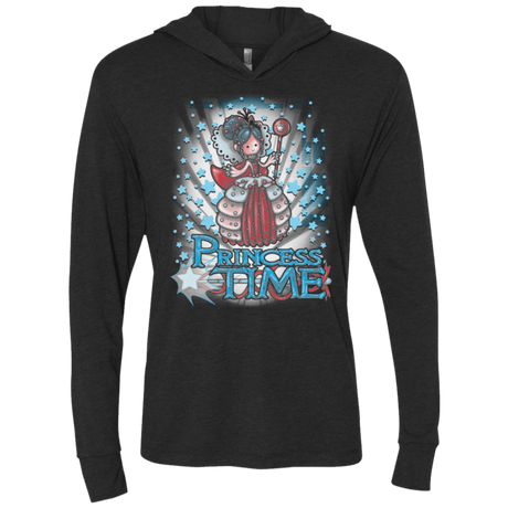 T-Shirts Vintage Black / X-Small Princess Time Vanellope Triblend Long Sleeve Hoodie Tee