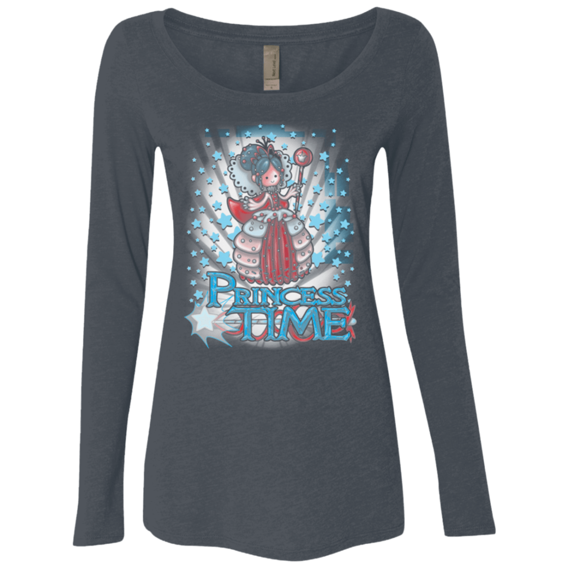 T-Shirts Vintage Navy / Small Princess Time Vanellope Women's Triblend Long Sleeve Shirt