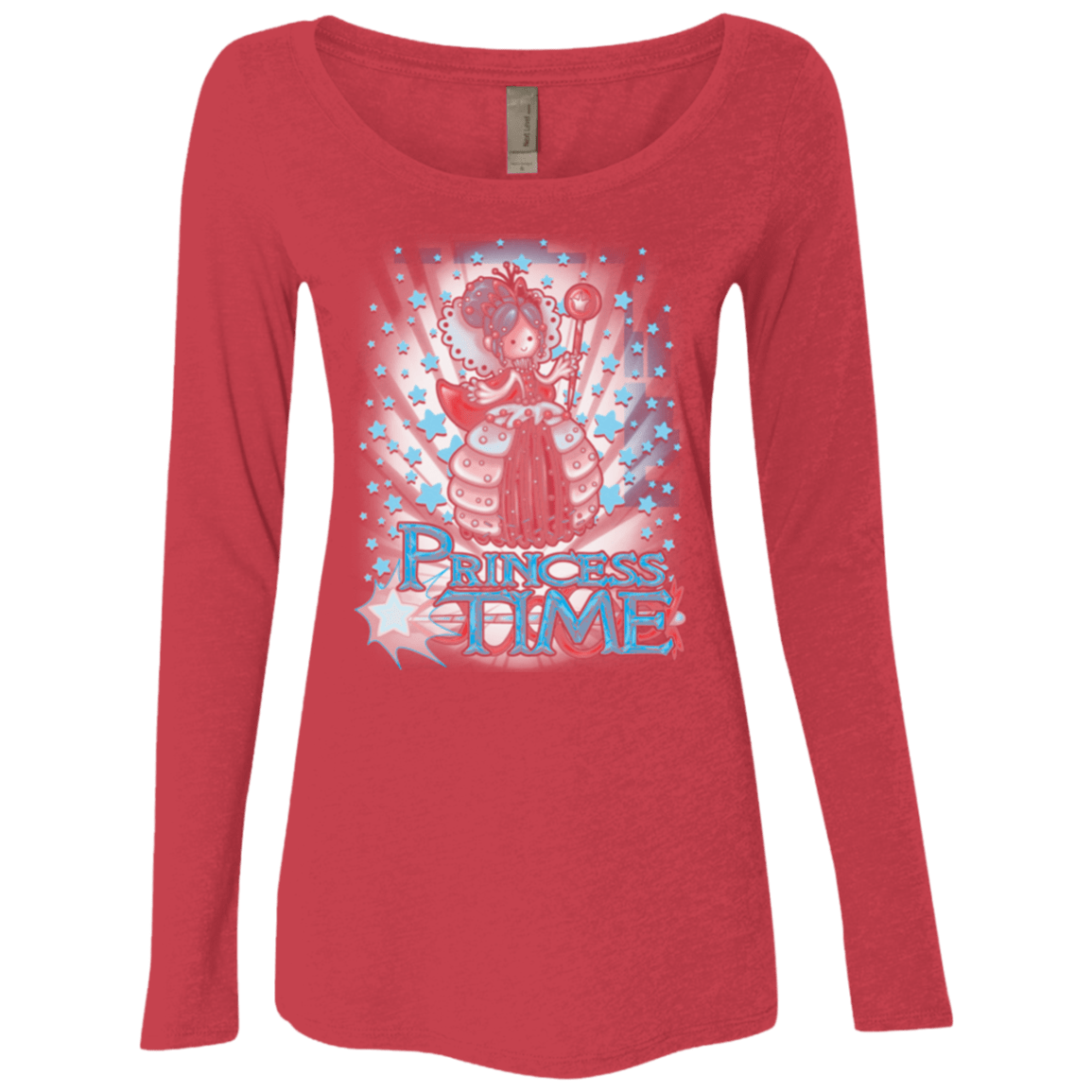 T-Shirts Vintage Red / Small Princess Time Vanellope Women's Triblend Long Sleeve Shirt