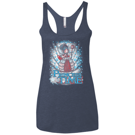 T-Shirts Vintage Navy / X-Small Princess Time Vanellope Women's Triblend Racerback Tank