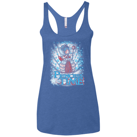 T-Shirts Vintage Royal / X-Small Princess Time Vanellope Women's Triblend Racerback Tank