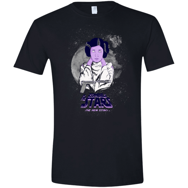 T-Shirts Black / X-Small Princess Zombie Men's Semi-Fitted Softstyle