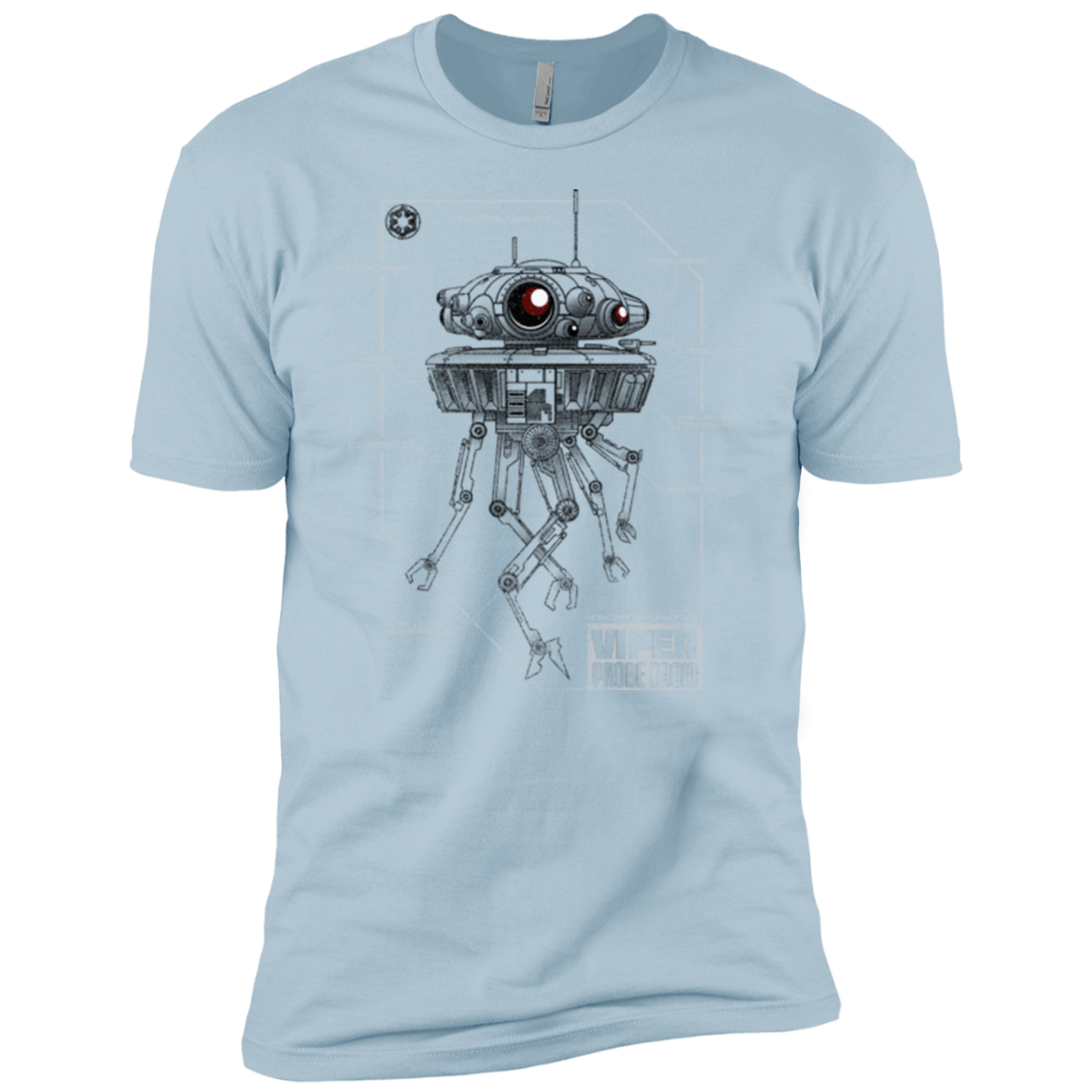 T-Shirts Light Blue / YXS Probe Droid POD Boys Premium T-Shirt
