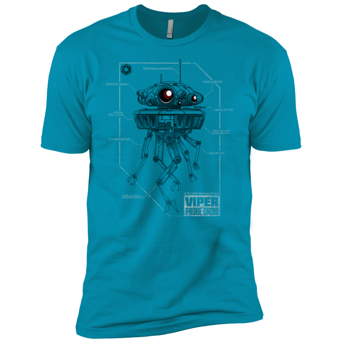 T-Shirts Turquoise / YXS Probe Droid POD Boys Premium T-Shirt