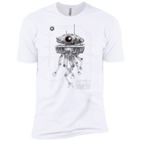 T-Shirts White / YXS Probe Droid POD Boys Premium T-Shirt