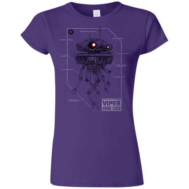 T-Shirts Purple / S Probe Droid POD Junior Slimmer-Fit T-Shirt