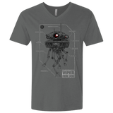 T-Shirts Heavy Metal / X-Small Probe Droid POD Men's Premium V-Neck