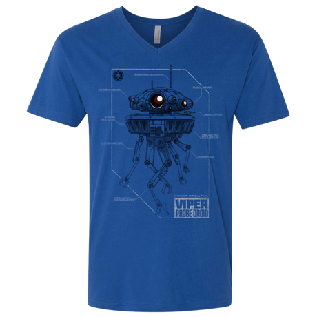 T-Shirts Royal / X-Small Probe Droid POD Men's Premium V-Neck