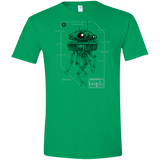 T-Shirts Irish Green / S Probe Droid POD Men's Semi-Fitted Softstyle