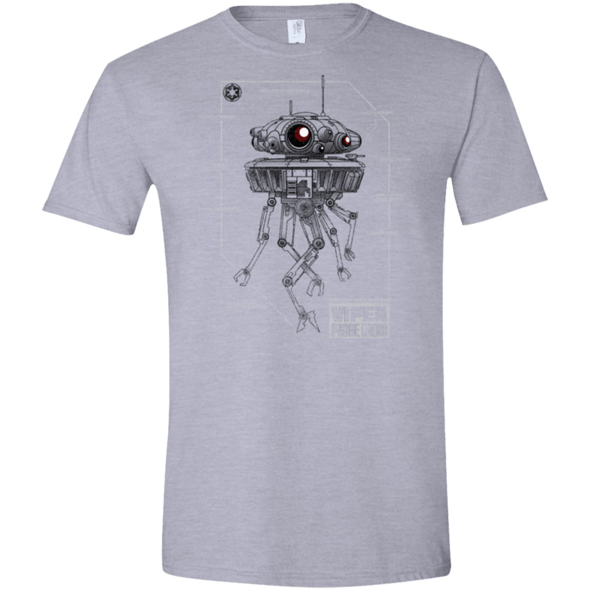 T-Shirts Sport Grey / X-Small Probe Droid POD Men's Semi-Fitted Softstyle