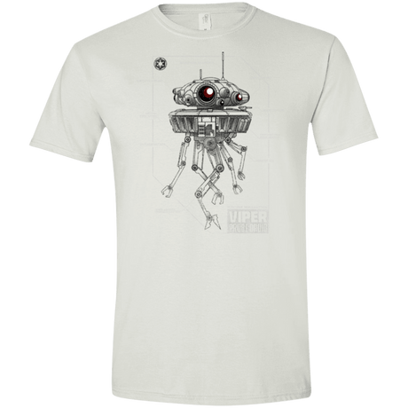 T-Shirts White / X-Small Probe Droid POD Men's Semi-Fitted Softstyle