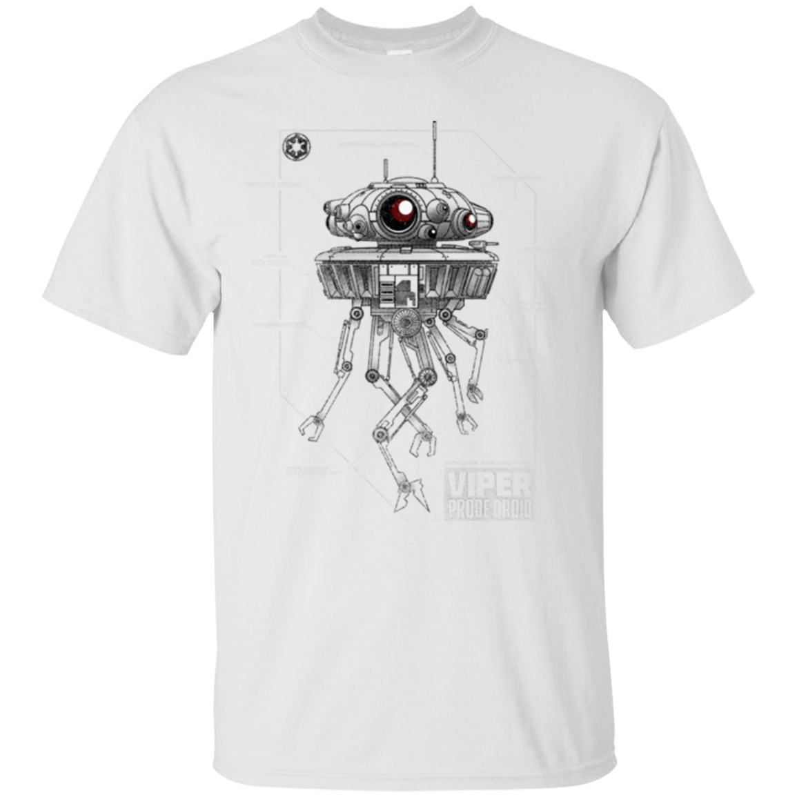 T-Shirts White / S Probe Droid POD T-Shirt