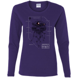 T-Shirts Purple / S Probe Droid POD Women's Long Sleeve T-Shirt