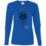 T-Shirts Royal / S Probe Droid POD Women's Long Sleeve T-Shirt