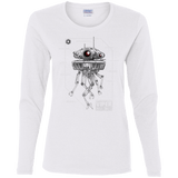 T-Shirts White / S Probe Droid POD Women's Long Sleeve T-Shirt