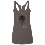 T-Shirts Macchiato / X-Small Probe Droid POD Women's Triblend Racerback Tank
