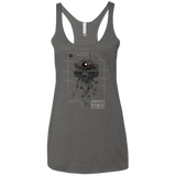 T-Shirts Premium Heather / X-Small Probe Droid POD Women's Triblend Racerback Tank