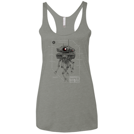 T-Shirts Venetian Grey / X-Small Probe Droid POD Women's Triblend Racerback Tank