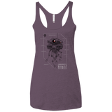 T-Shirts Vintage Purple / X-Small Probe Droid POD Women's Triblend Racerback Tank
