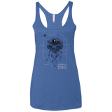 T-Shirts Vintage Royal / X-Small Probe Droid POD Women's Triblend Racerback Tank