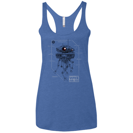 T-Shirts Vintage Royal / X-Small Probe Droid POD Women's Triblend Racerback Tank