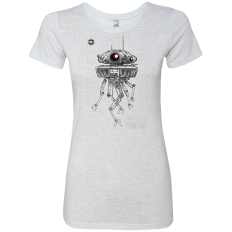 T-Shirts Heather White / S Probe Droid POD Women's Triblend T-Shirt