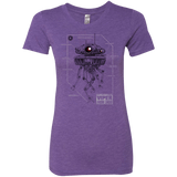 T-Shirts Purple Rush / S Probe Droid POD Women's Triblend T-Shirt
