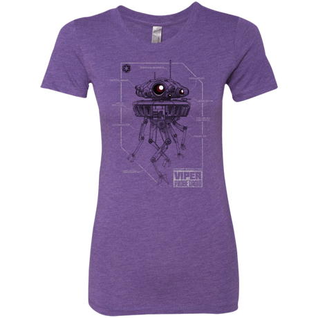 T-Shirts Purple Rush / S Probe Droid POD Women's Triblend T-Shirt