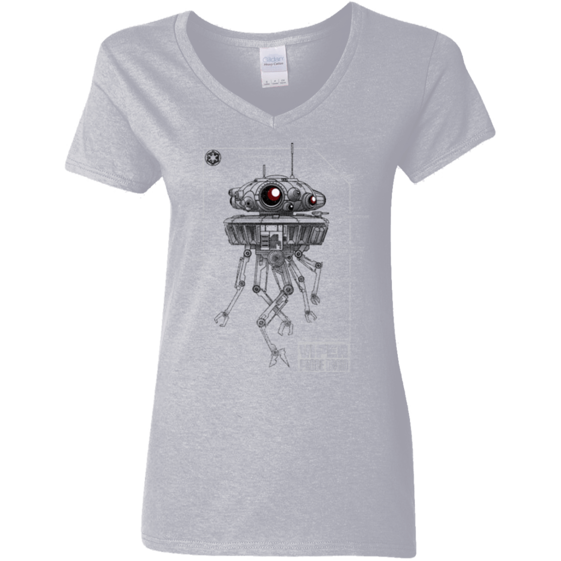 T-Shirts Sport Grey / S Probe Droid POD Women's V-Neck T-Shirt