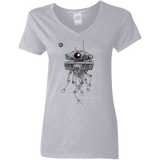 T-Shirts Sport Grey / S Probe Droid POD Women's V-Neck T-Shirt