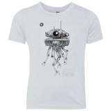 T-Shirts Heather White / YXS Probe Droid POD Youth Triblend T-Shirt