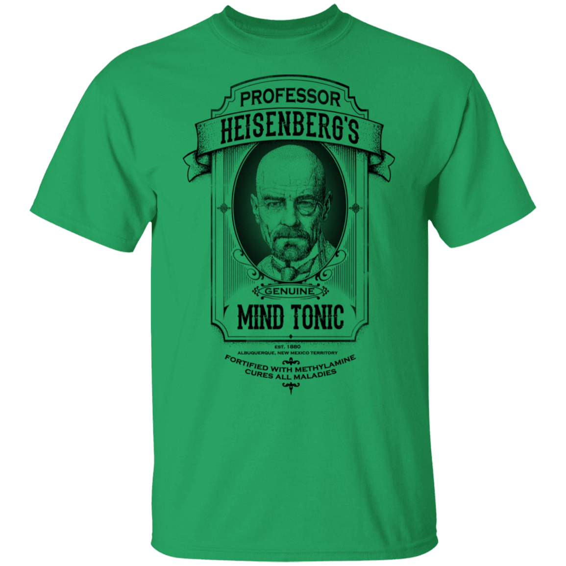 T-Shirts Irish Green / S Prof Heisenberg's Mind Tonic T-Shirt