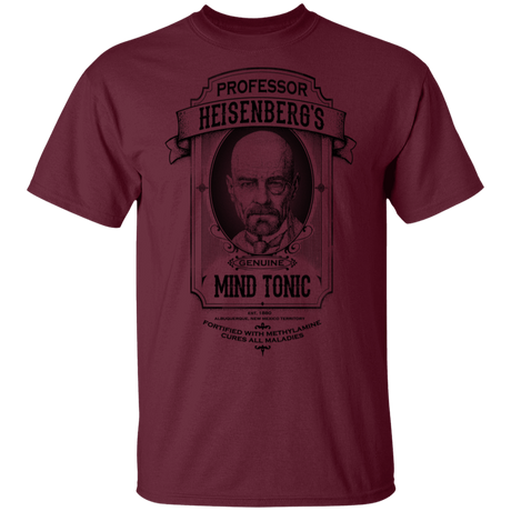 T-Shirts Maroon / S Prof Heisenberg's Mind Tonic T-Shirt