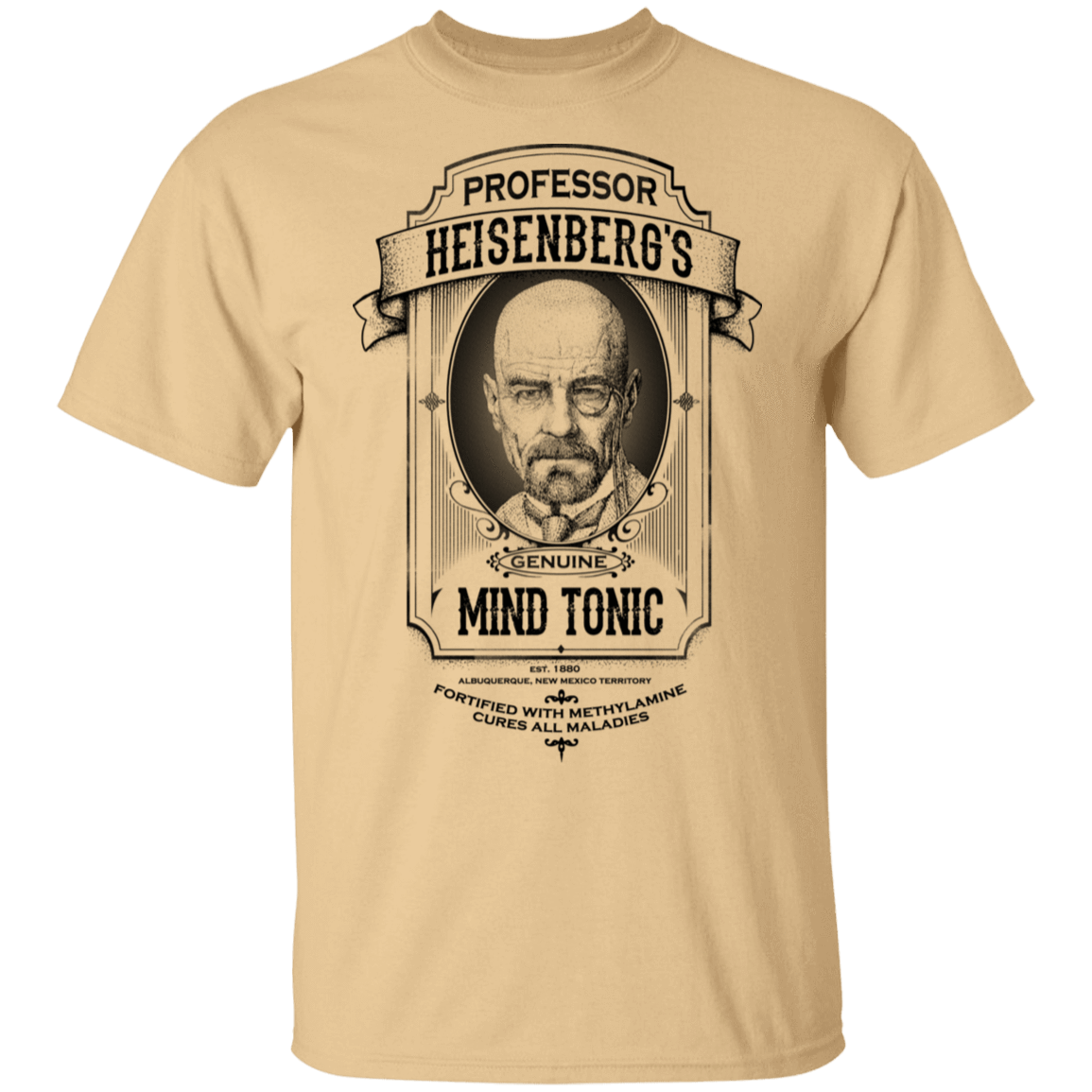 T-Shirts Vegas Gold / S Prof Heisenberg's Mind Tonic T-Shirt