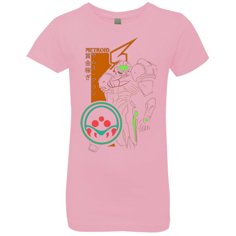 T-Shirts Light Pink / YXS Profile-METROID Girls Premium T-Shirt