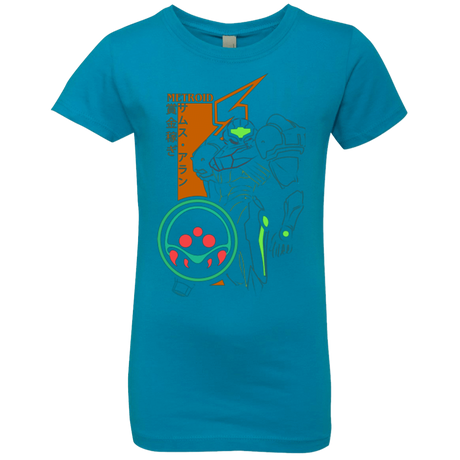T-Shirts Turquoise / YXS Profile-METROID Girls Premium T-Shirt