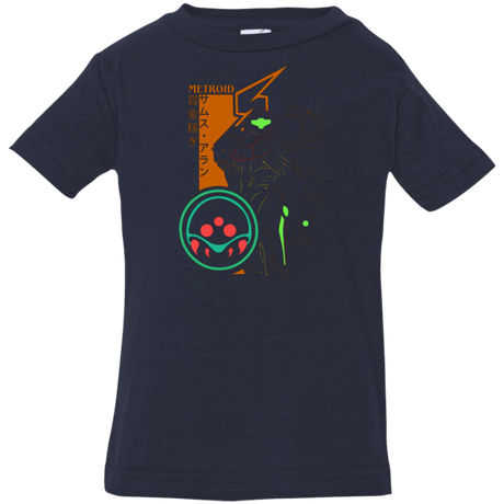 T-Shirts Navy / 6 Months Profile-METROID Infant PremiumT-Shirt