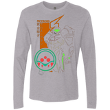 T-Shirts Heather Grey / Small Profile-METROID Men's Premium Long Sleeve