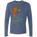 T-Shirts Indigo / Small Profile-METROID Men's Premium Long Sleeve
