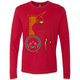 T-Shirts Red / Small Profile-METROID Men's Premium Long Sleeve