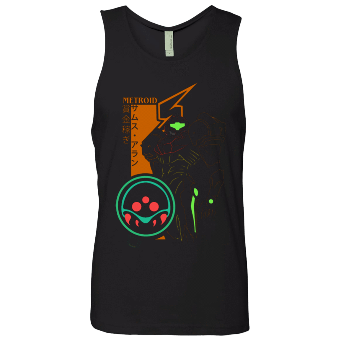 T-Shirts Black / Small Profile-METROID Men's Premium Tank Top